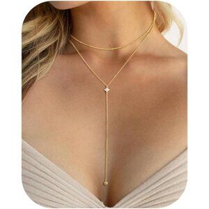 Hypoallergenic 14K Gold Plated Charm Necklace - Elegant Jewelry for Women